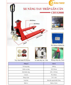 Xe Nâng Tay Có Gắn Cân Điện Tử 2