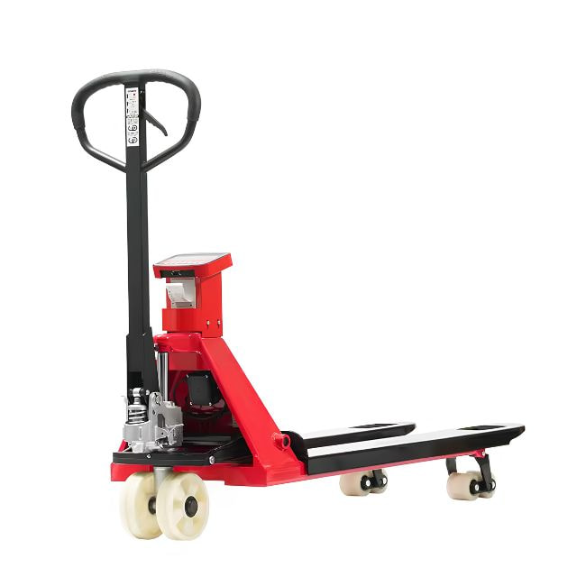 Naltako - địa chỉ cung cấp xe nâng tay thấp gắn cân thủy lực giá tốt