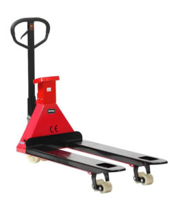 Xe nâng tay thấp gắn cân tự in 3 tấn  2