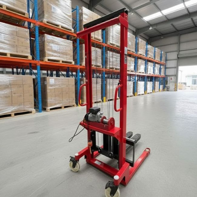 Xe nâng tời điện 1 tấn cao 1m6