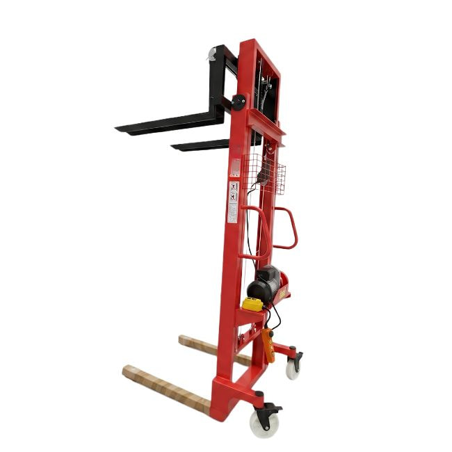 Xe nâng tời điện 2 tấn - nâng cao 3m sở hữu hệ thống khung nâng đôi chắc chắn