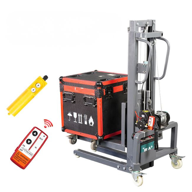 Xe nâng tời điện 300kg cao 1.6m 3 Xe nâng tời điện 300kg cao 1.6m 3