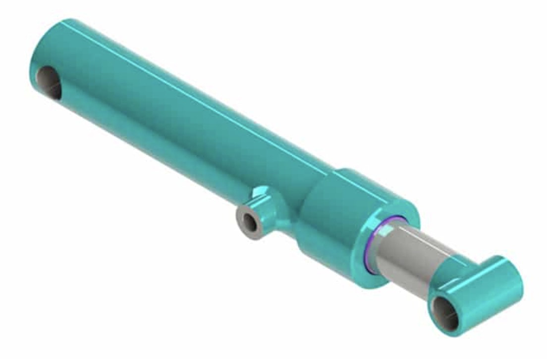 Xi lanh thủy lực 1 chiều